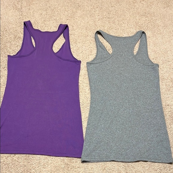 No Boundaries Purple and Gray Tank Tops - Picture 2 of 7